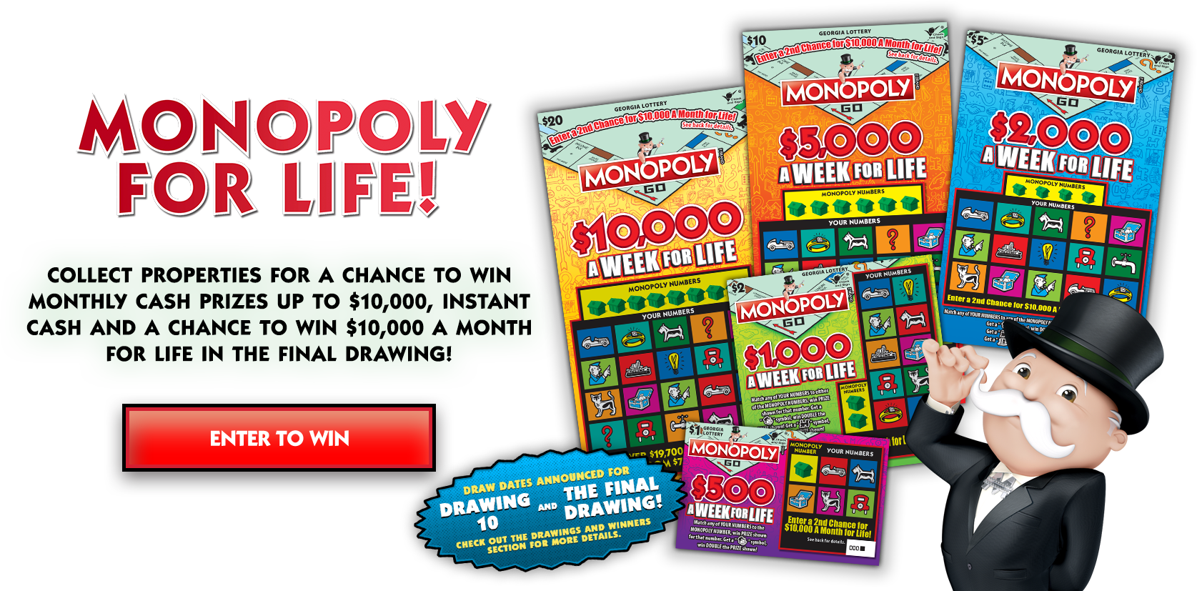 Georgia Lottery - MONOPOLY For Life